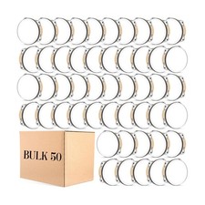 50 Pcs 6 Inch Wedding Tambourine Bulk Drum for Adults Hand Held Percussion Gi...