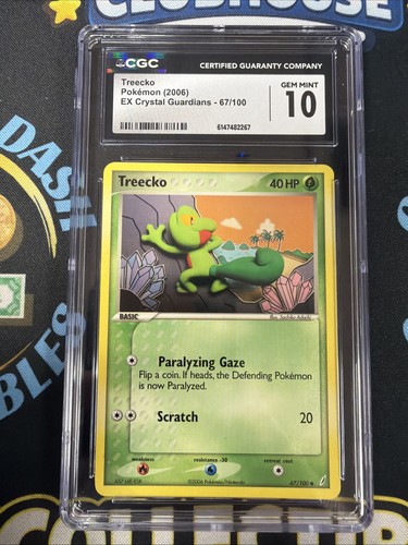 Treecko graded CGC 10 for sale on eBay