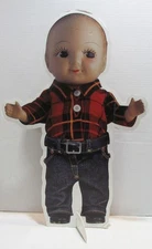 BUDDY LEE DOUBLE SIDED 23" CARDBOARD STORE DISPLAY ADVERTISING SIGN DENIM JEANS