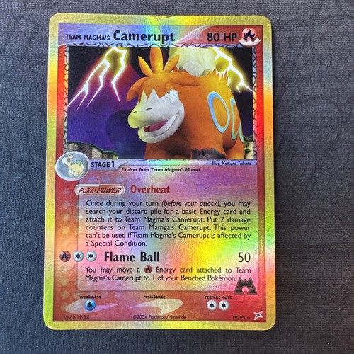 Team Magma's Camerupt 19/95 Team Magma vs Team Aqua Reverse Holo Pokemon
