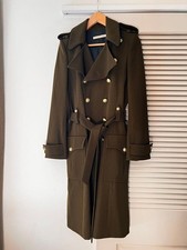 USED BALENCIAGA DOUBLE TRENCH COAT RUNWAY GOOD
