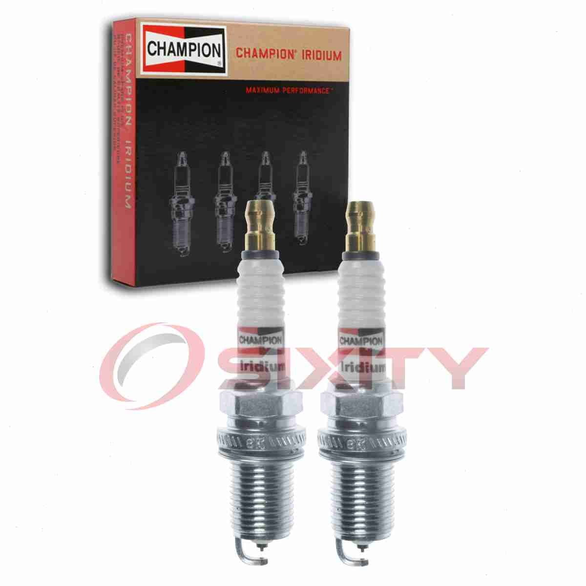 2 pc Champion Iridium 9008 Spark Plugs for RC10WYPB5 L303-18-110 7994 bk