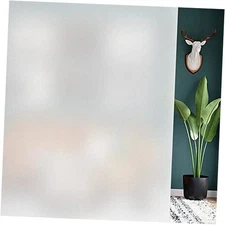  Window Privacy Film - Non Adhesive Static Cling Glass 17.3 x 78.7 Inch Frosted