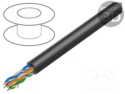 Industrie Ethernet,extern 5e Leitungen U/UTP Line 4x2x24AWG