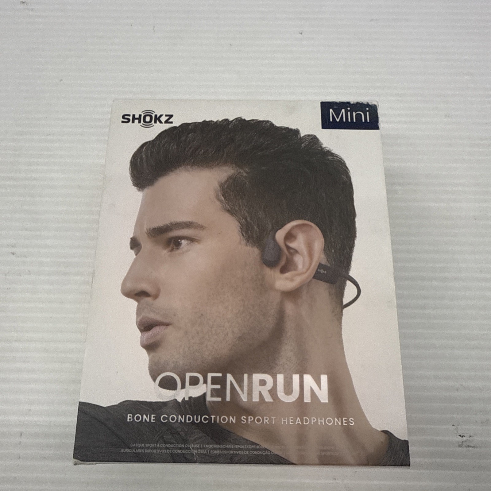 Shokz - OpenRun Mini S803 Bone Conduction Open-Ear Endurance Headphones - Black