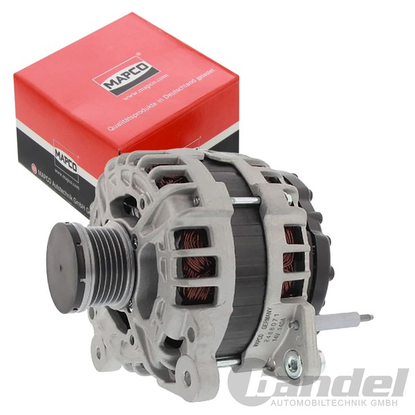 Mapco Lichtmaschine Generator 140A Passend FüR Audi A1 A3 Q3 Seat Ibiza Leon-image