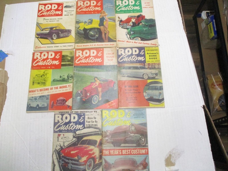 8 1953 1954 1955 1956 Rod & Custom Little pages