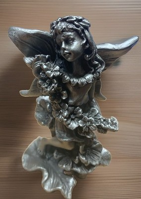 Miniature Pewter Garden Fairy Pixie  7120C