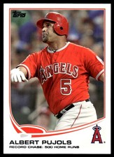 Albert Pujols 2013 Topps #266 Los Angeles Angels MLB READ FREE SHIP AutographDen