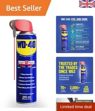 WD40 5-in-1 Multi-Purpose Lubricant Spray 250ml - Essential Tool for Maintenance 27.96 per litre