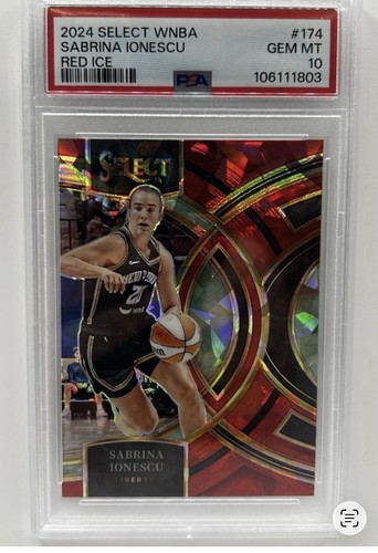 2024 SELECT WNBA SABRINA IONESCU RED ICE #174 GEM MT 10