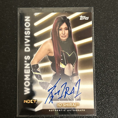 2021 Topps WWE Women's Division Io Shirai Autograph Card 4/5 IYO SKY