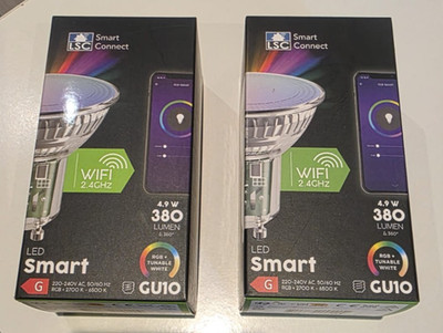 Smart Connect LED 4,9 W 380 Lumen RGB+Tunable White 2 Stück