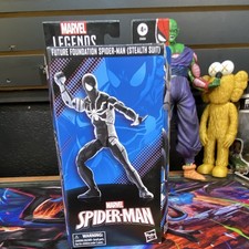 Marvel Legends Series Future Foundation Spider-Man Stealth Suit 4 Figure
