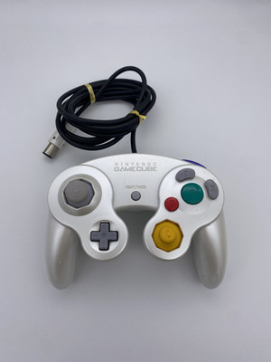 Original Nintendo GameCube Controller Perlweiss/Pearl White (DOL-003) Getestet