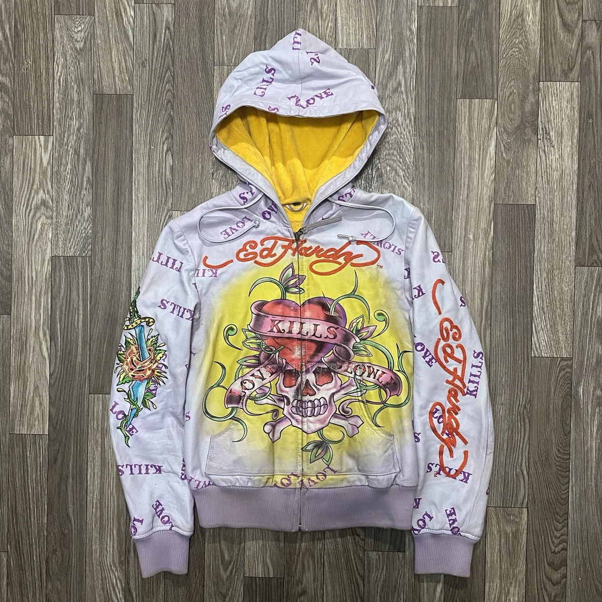 Preços baixos em Ed Hardy Jaqueta de Couro | eBay