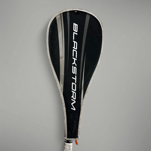 Dunlop Blackstorm Surge Squash Racket Racquet - Yellow Black - With Cover - Picture 7 of 7