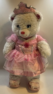 Build A Bear - Bär - Disney Prinzessin - rosa Outfit