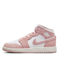 Jordan Big Kids' 1-Mid Sneakers - White/Sail/Legend Pink