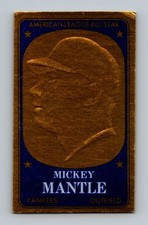 1965 Topps Embossed #11 Mickey Mantle VG-VGEX Vintage HOF Baseball Card