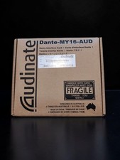 Audinate Dante-MY16-AUD Dante Network Audio Interface Card Yamaha Tested w/ Box