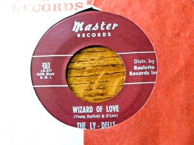 The Ly-Dells-45 on Master Records-Wizard of Love-VG++