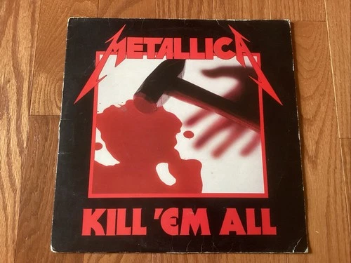 Metallica "Kill 'Em All" Vinyl 1983 Megaforce Records VG-/VG  First Pressing