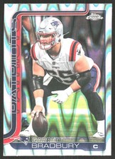 9162K 2025 Topps Chrome #212 Garrett Bradbury Ray Wave Refractor