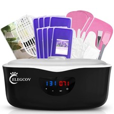 Paraffin Wax Machine for Hand and Feet - ELEGCOV Paraffin Wax Warmer with 8 P...
