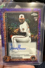 2025 Topps Chrome Update Series Autographs Yaramil Hiraldo #AC-YH Purple264/299