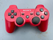 Sony PS3 Sixaxis DualShock 3 Wireless Controller Red OEM Tested