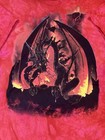 Y2K The Mountain 2009 Tie Dye Dragon Art Tee T Shirt Men's 2XL Fantasy D&D — photo 3