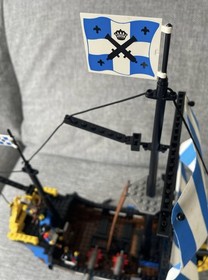 Vintage 80s-90s Pirate Lego Ship 6274 Caribbean Clipper 100% Complete