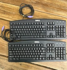 Dell SK-8110 Wired Keyboards Pair of 2 TESTED