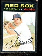1971 TOPPS #340 RICO PETROCELLI REDSOX NRMINT E016783