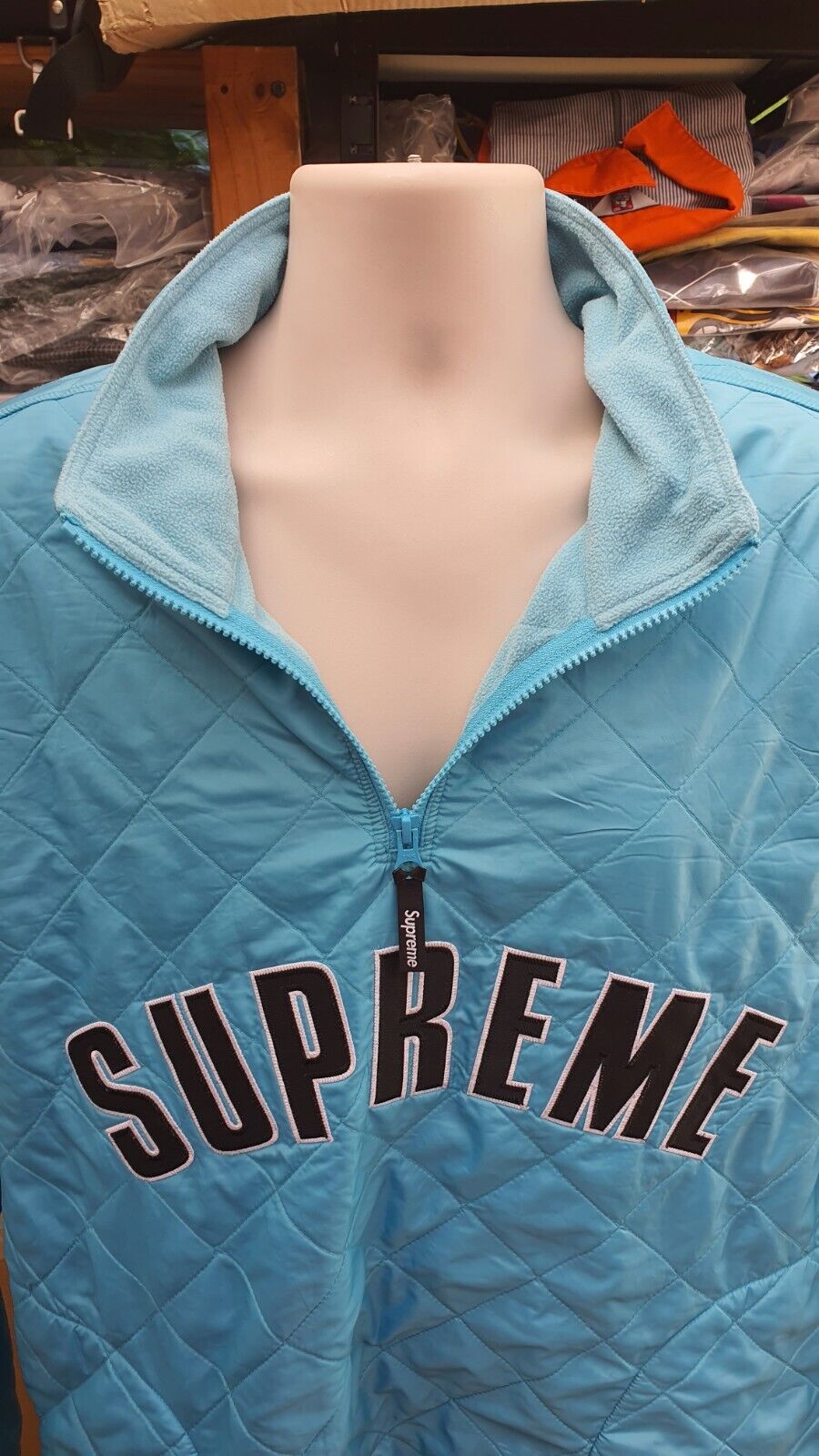 Supreme Arc Logo Half Zip Pullover