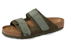 NIB - Birkenstock Uji Slide Leather Men Sandals Sz. US12 / EU45  Sz. US13 / EU46