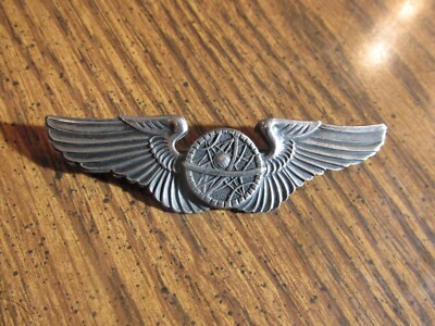 ww 2 US Army Air Force AAF NAVIGATOR wing full size 3 inch Pin back ...
