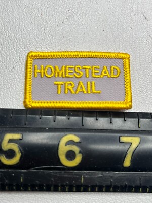 Georgia HOMESTEAD TRAIL Red Top Mountain State Park Tab Patch T149