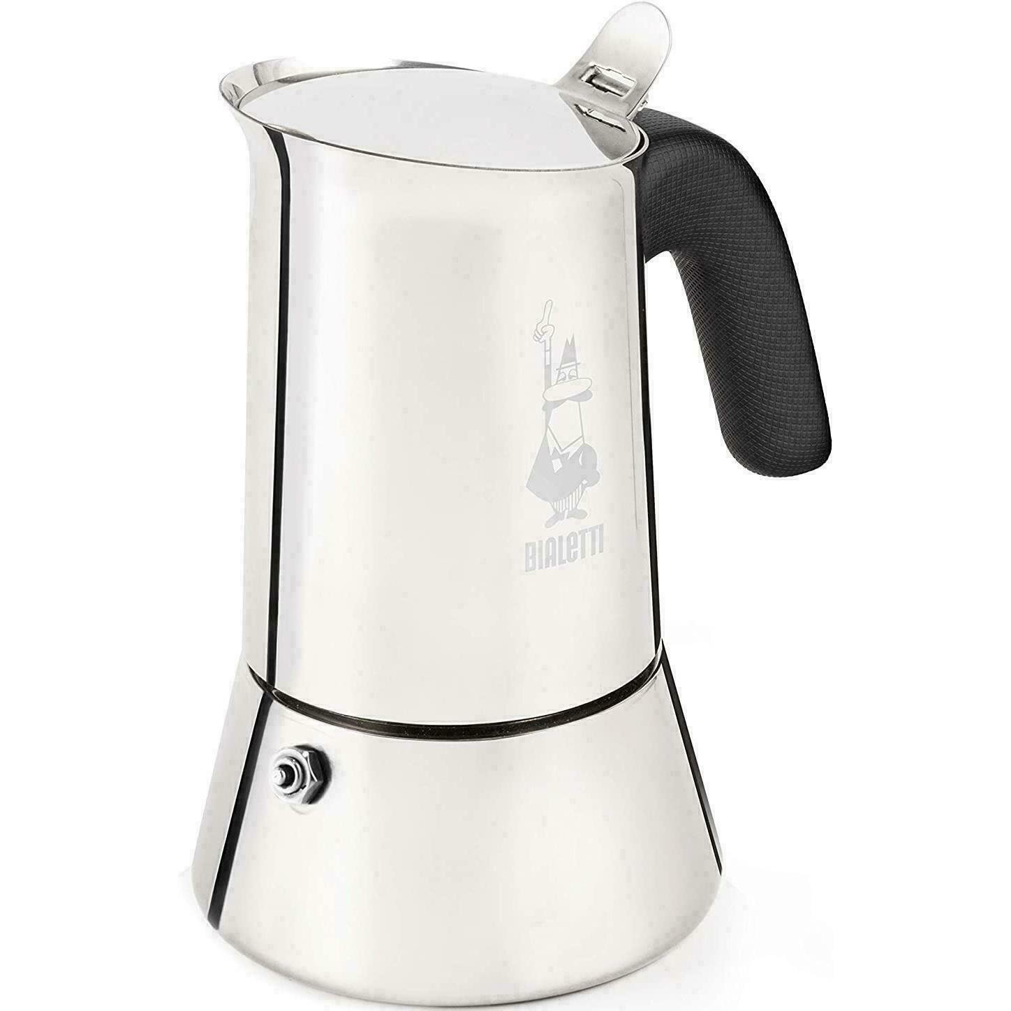 Bialetti Venus 6 Cup Induction Espresso Coffee Maker, Stovetop Moka Pot Steel 8006363028929 eBay