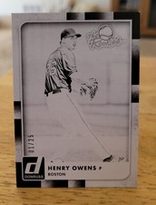 HENRY OWENS #ed 1/25 2016 Donruss The Rookies Test Proof #TR14 *Edge Whiting*