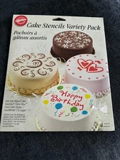 Wilton Cake Stencils Variety Pack NEW Sealed