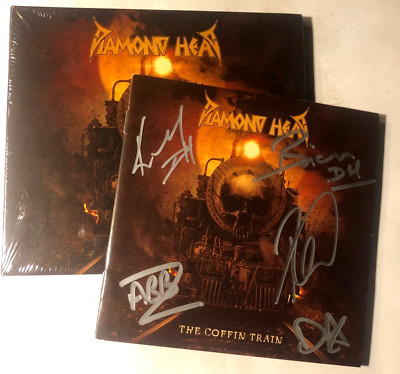 Coffin Train by Diamond Head (CD, 2019) New sealed Signed Autographed