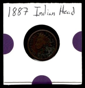 1887 Indian Head Cent #1C Philadelphia Mint A7