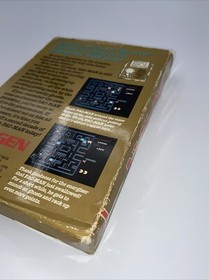 Pac-Man NES Nintendo Complete CIB! Rare Black And White Manual Tested