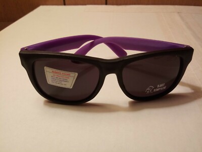 The Simpsons Sunglasses Bart Simpson Collectible Rubber w/UV Purple Vintage 