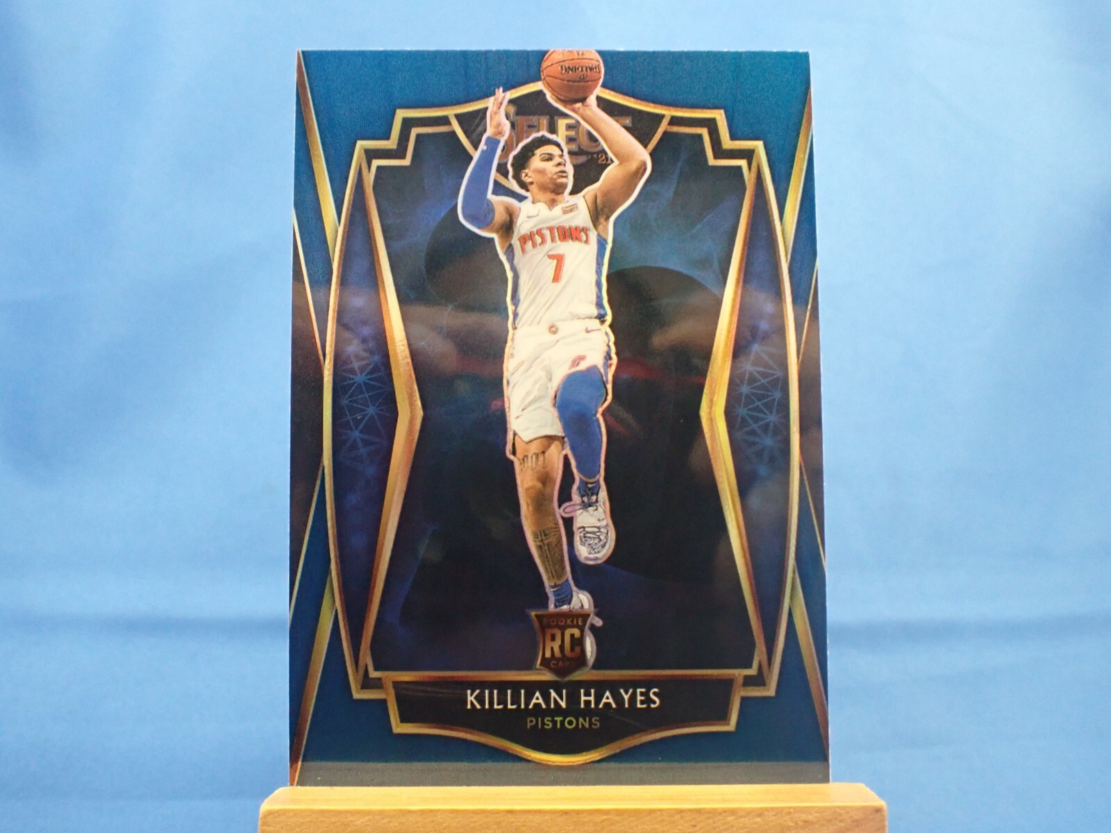 Killian Hayes Select 2020-21 Premier Level Blue RC Rookie Prizm