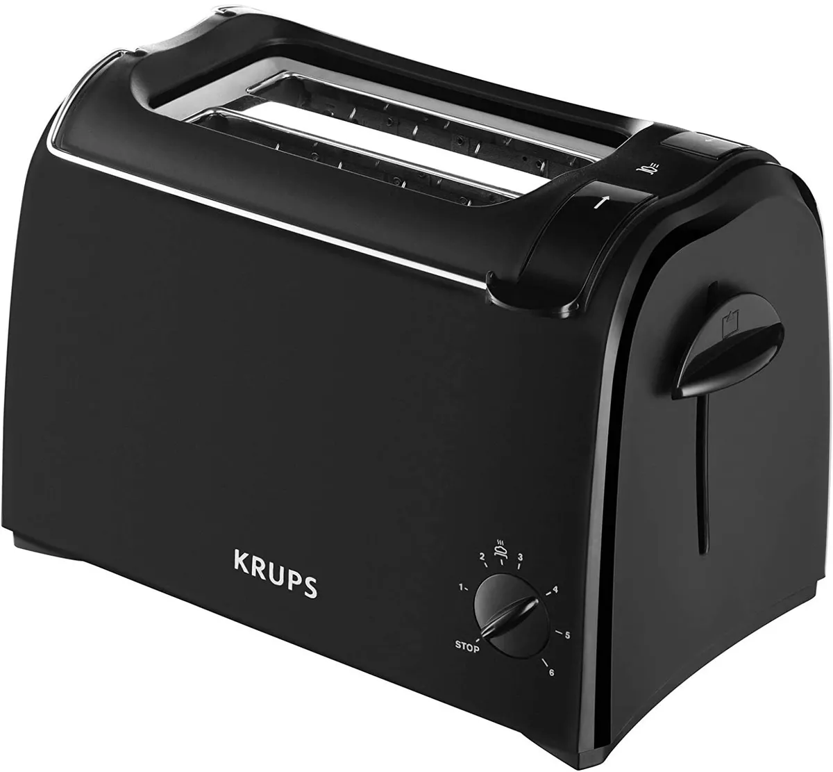 1518 Krups Bräunungsstufen 700W KH Toaster | ProAroma Brötchenaufsatz eBay 6 schwarz