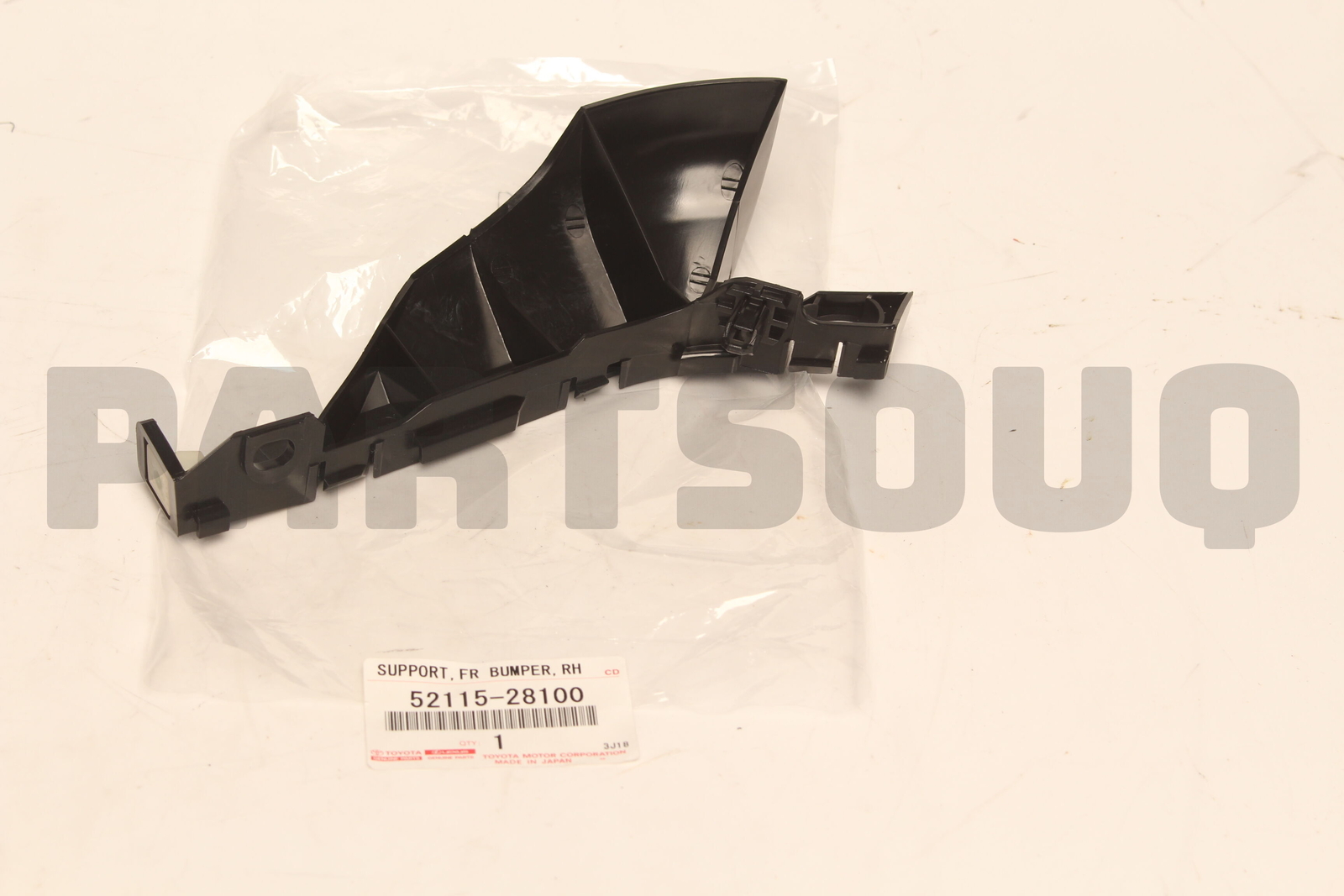 5211528100 Genuine Toyota SUPPORT, FRONT BUMPER SIDE, RH 52115 