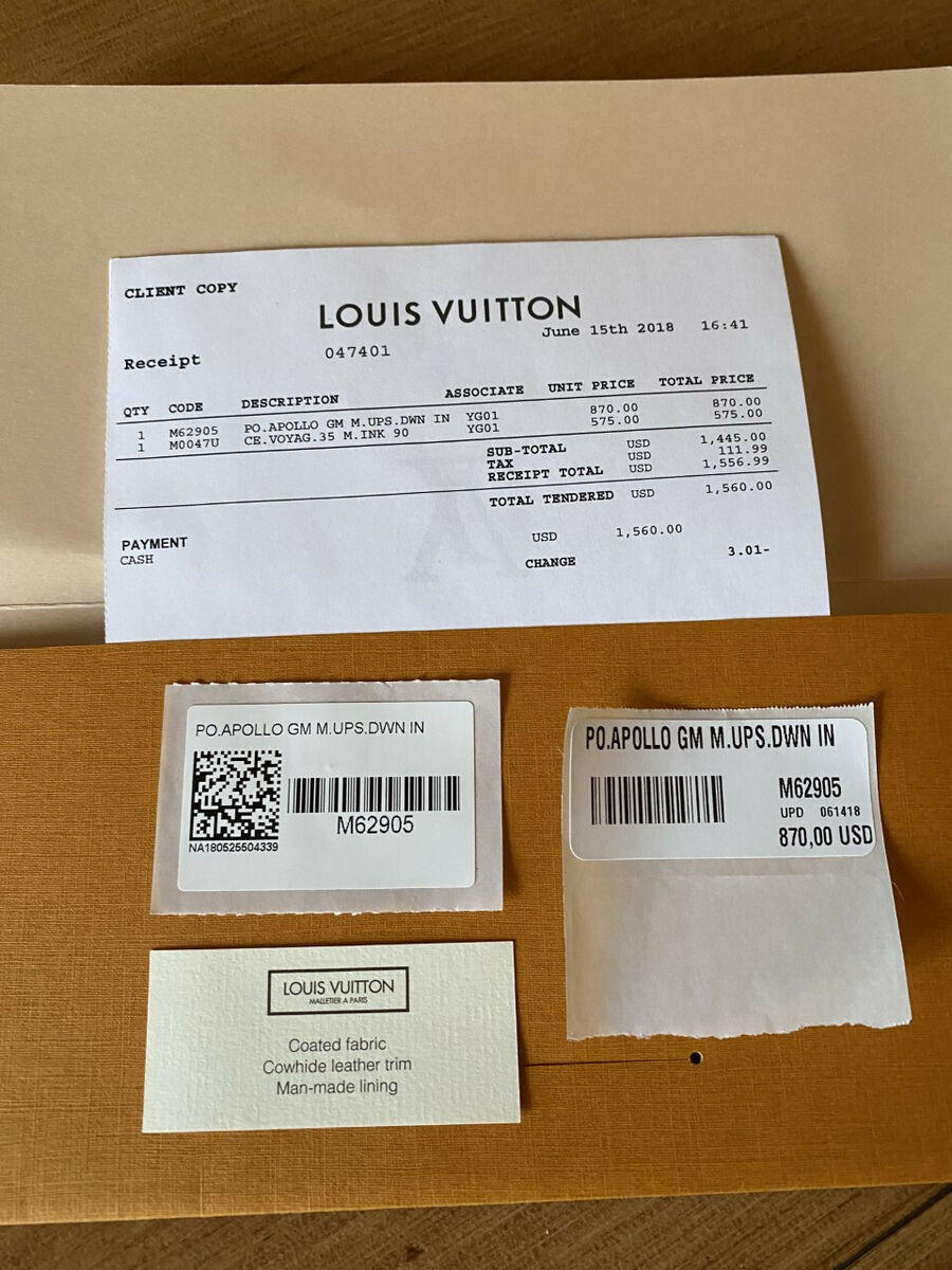 Louis Vuitton  Pochette Apollo GM Monogram Upside Down Ink– TC